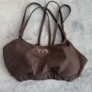 TYR Women's Medium Sports Bra (Black)